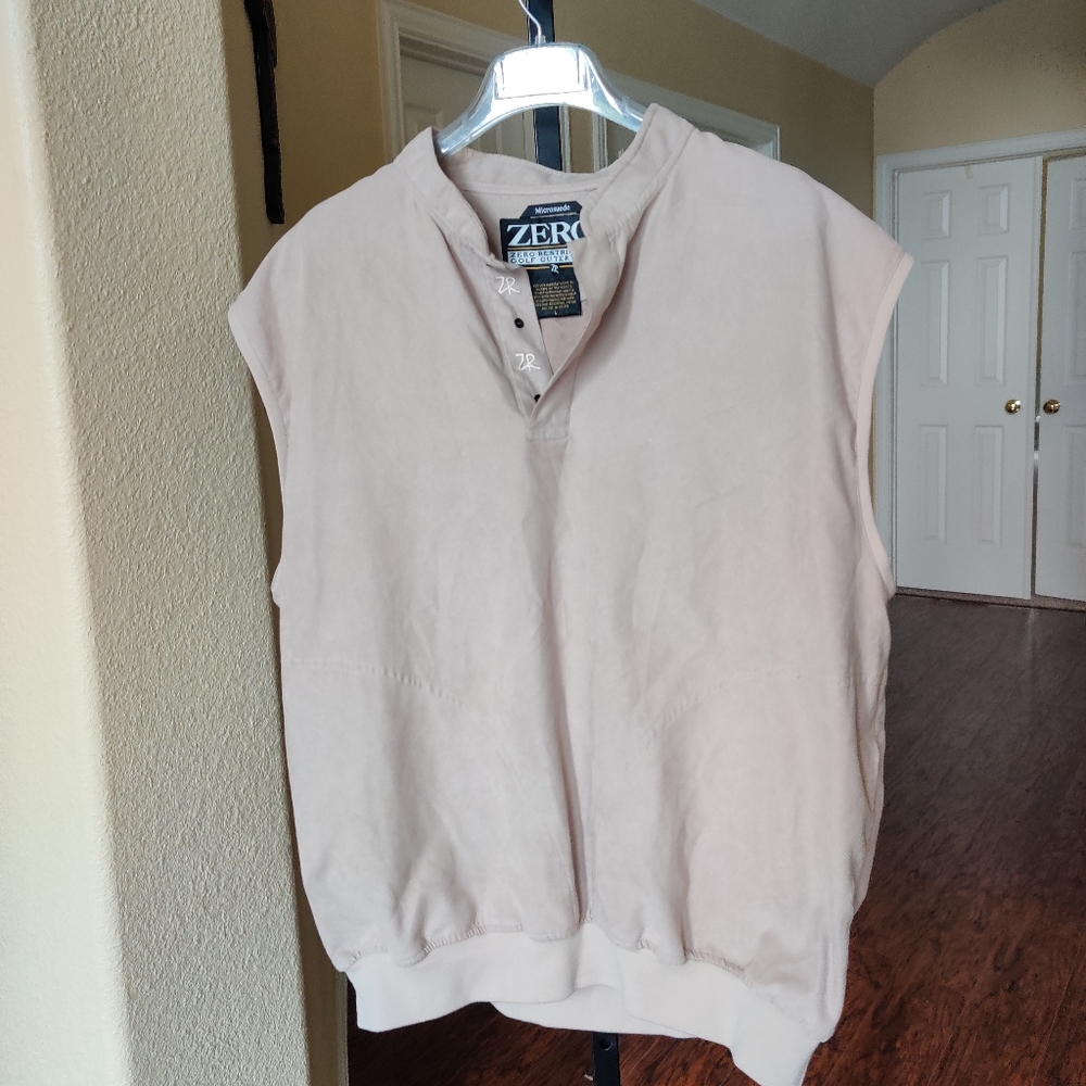 Zero Restriction Micro Suede Golf Vest 